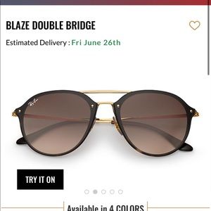 Ray Ban Sunglasses- Blaze Double Bridge